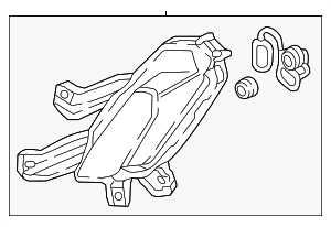 HYUNDAI ELANTRA DAYTIME RUNNING LIGHT RIGHT 2018 2019 2020 92208 G3101 OEM