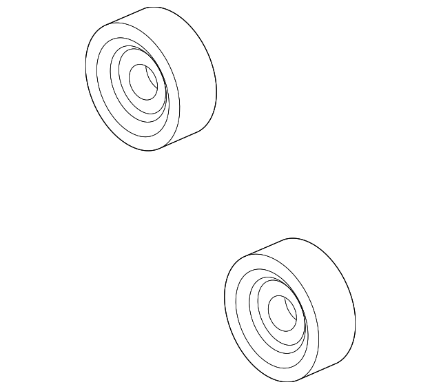 2020 Ford Idler Pulley LC3Z8678E QuirkParts
