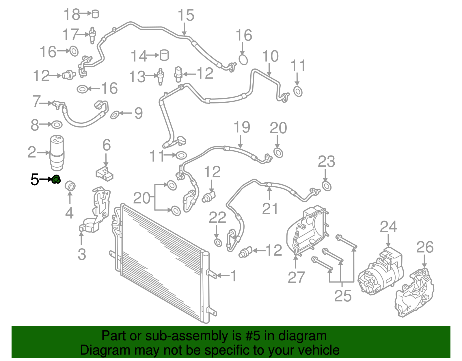 Mount Bracket Bushing 4E0-903-127
