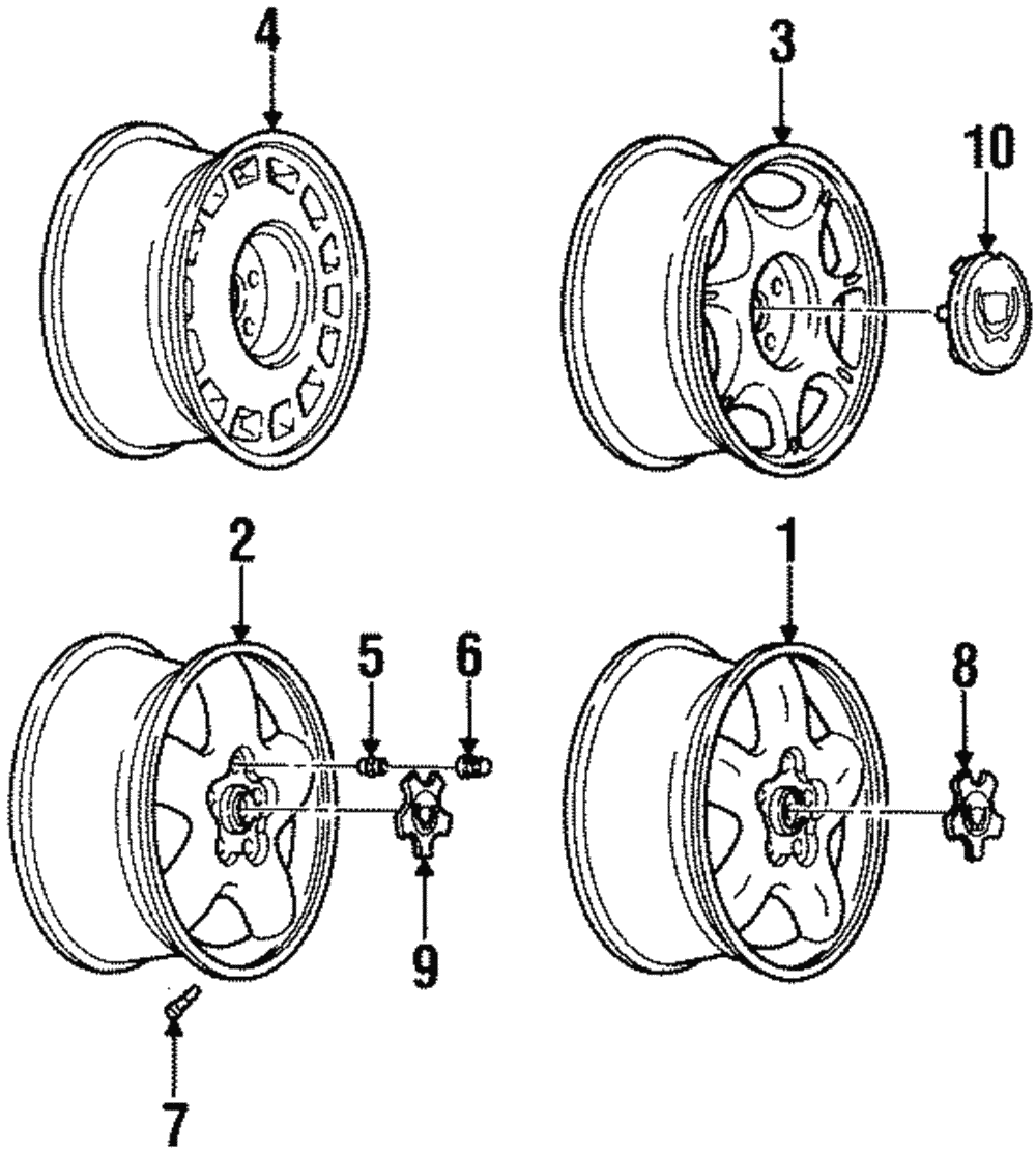 Wheel, 15X6.5 Spa - GM (90539251)
