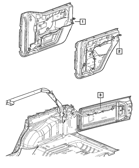 Wiring-Body and Accessories for 2012 Jeep Wrangler | Mopar Parts