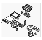 Genuine Hyundai 97155-1E000 Heater Bracket