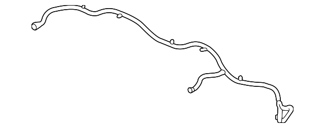 Passenger Side Rear License Plate Lamp Wiring Harness Extension - GM (84307646)