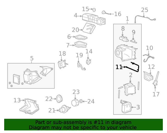 Ford 2C2Z19C827A Vacuum Hose 20152023 Ford E350 Super Duty OEM Ford Parts & Accessories