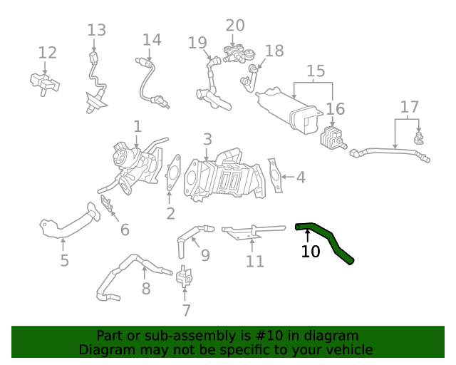 20202023 Toyota Corolla Evaporative Emissions System Lines 2382637241