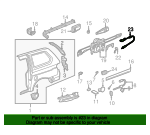 Genuine Honda 74380-S0X-A01 Slide Door Stopper Sensor Fuel Lid Switch Cable