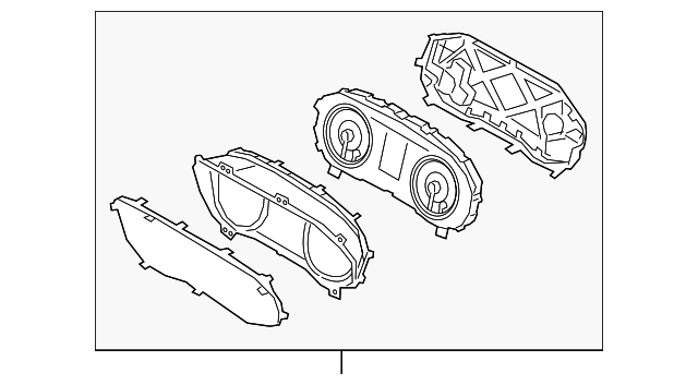 Genuine Cluster Assembly Instrument for 2022-2023 Genesis G70 
