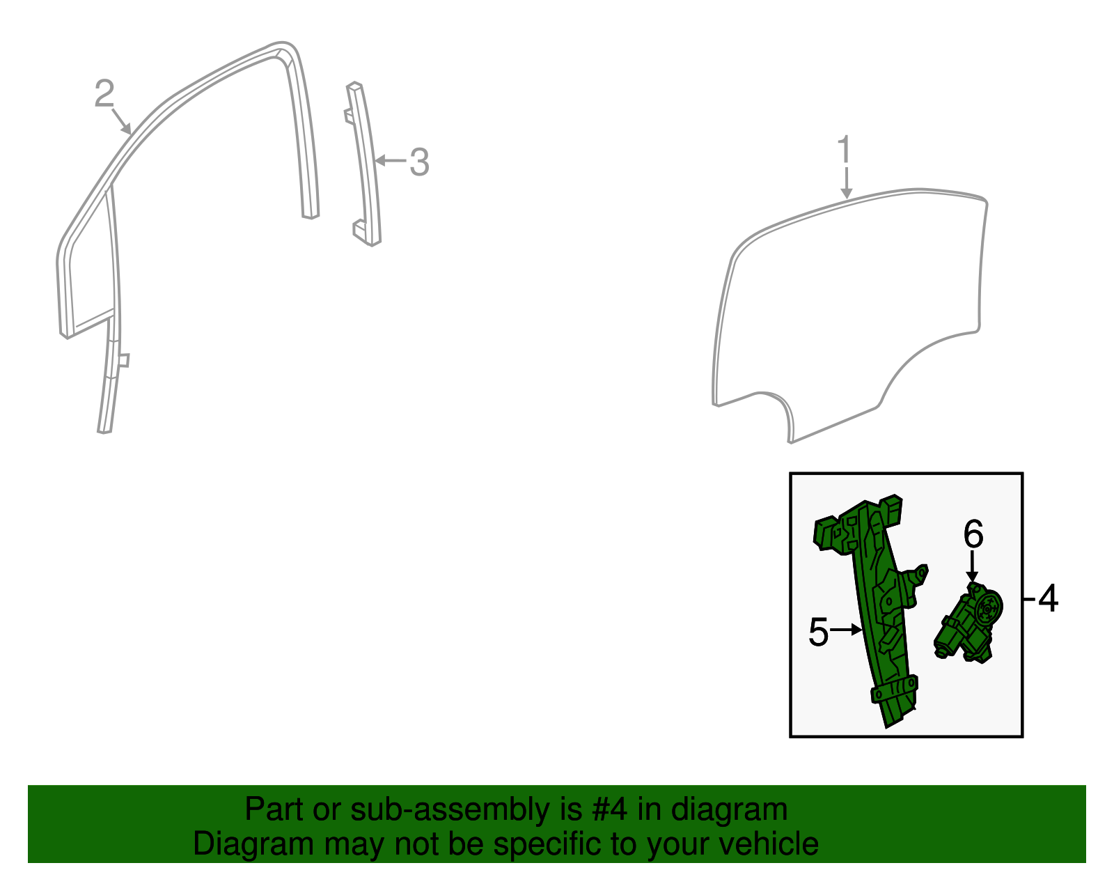 Window Regulator - GM (95298983)