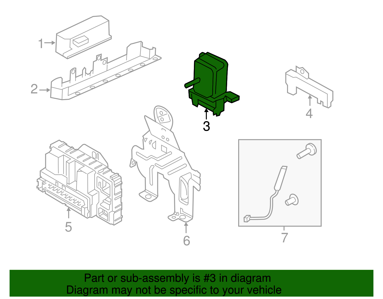 Lock Module - Ford (GJ7Z-14F642-A)