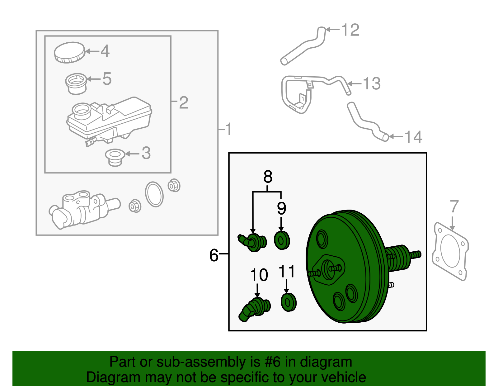 Booster Assembly - Scion (44610-09C80)