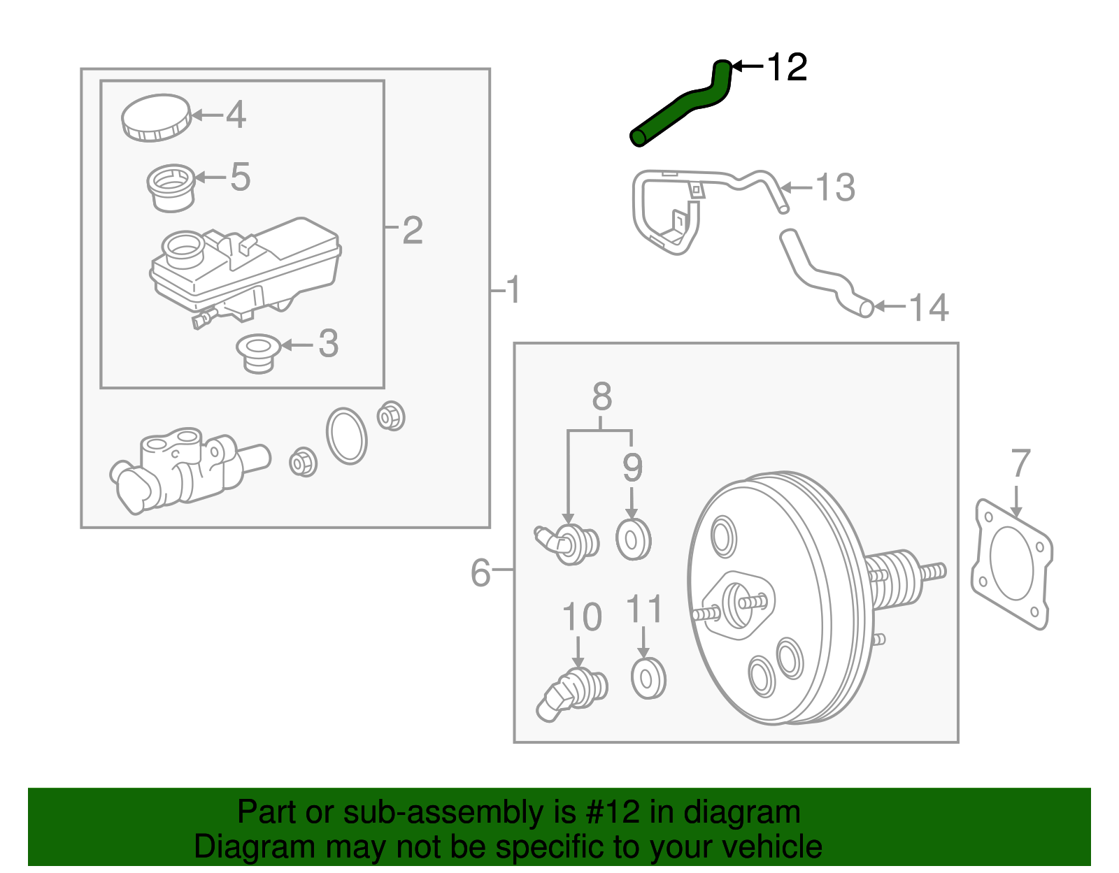Upper Hose - Scion (44774-12040)