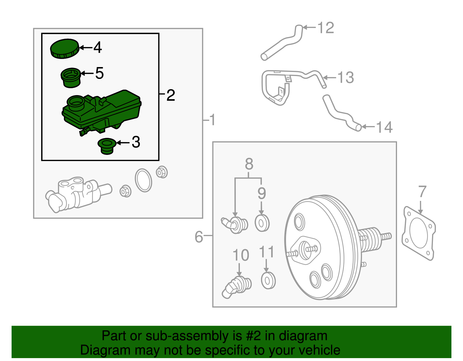 Master Cylinder Reservoir - Scion (47220-09220)