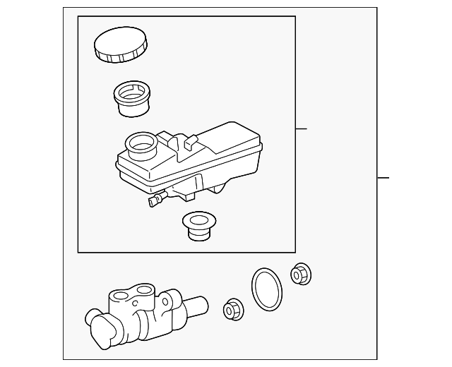 20162018 Toyota Master Cylinder 4720109800 Toyota Parts Center