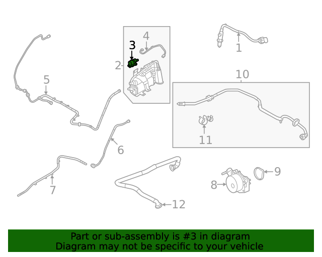 LR174757 Evaporative Emissions System Leak Detection Pump 20052024