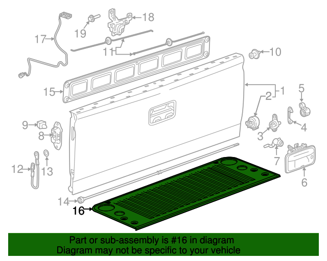 22879304 Liner Package New OEM Part From GM Parts Direct GM Parts Store