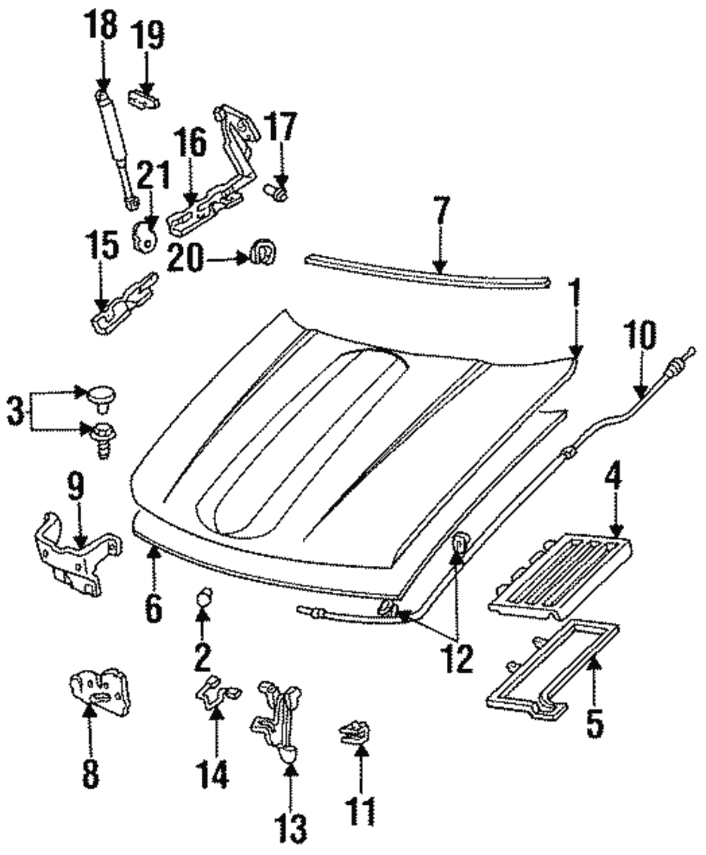 Support Strut Retainer - GM (20108168)