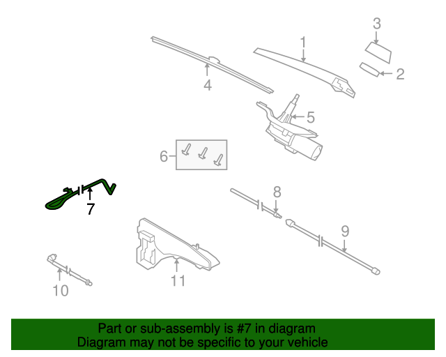 Genuine BMW 61687149645 Washer Nozzle FREE Shipping on Most