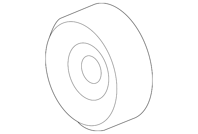 Accessory Drive Belt Idler Pulley - Ford (YW7Z-8678-AA)