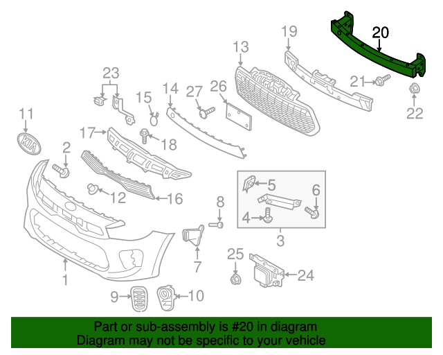 20182023 Kia Rio OEM NEW 20182020 Kia Rio Sedan Hatchback Front