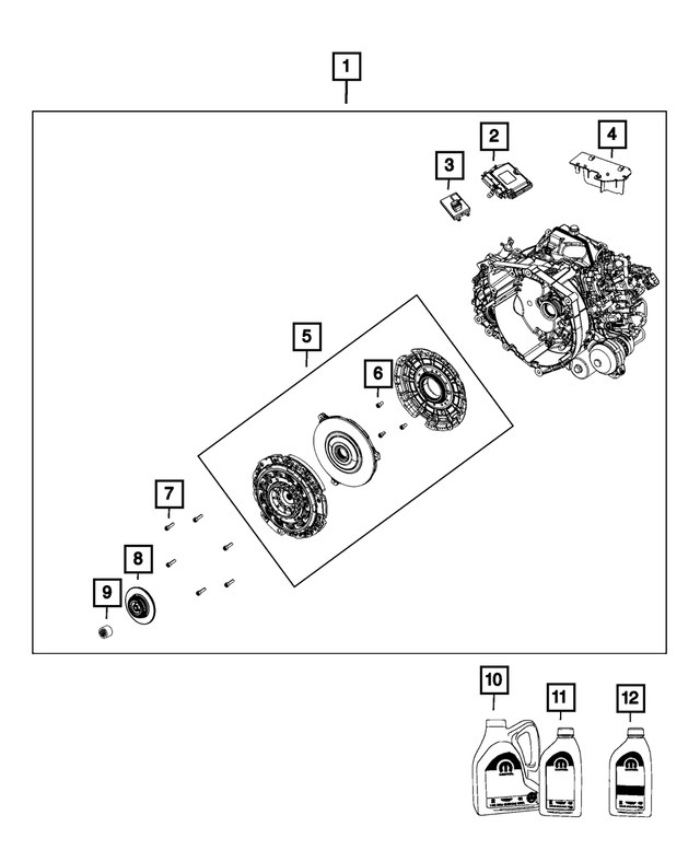 2015 Jeep Renegade Transmission Control Module 68503925AA Mopar eStore
