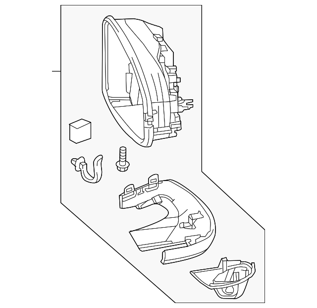 20152020 Honda Fit Mirror Housing 76255T5RA01 XportAuto