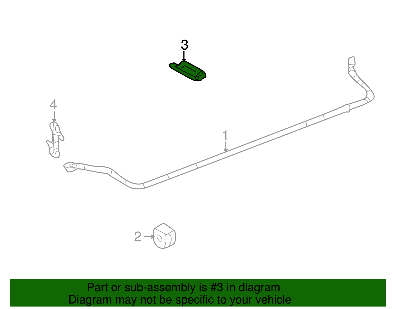 Stabilizer Bar Bracket - GM (10412920)
