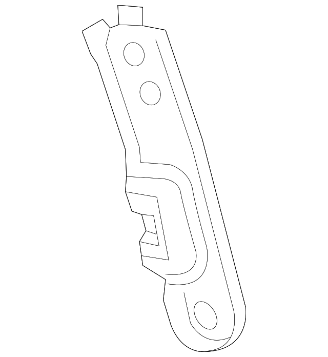 Driver Side Instrument Panel Tiebar Bracket - GM (95271222)