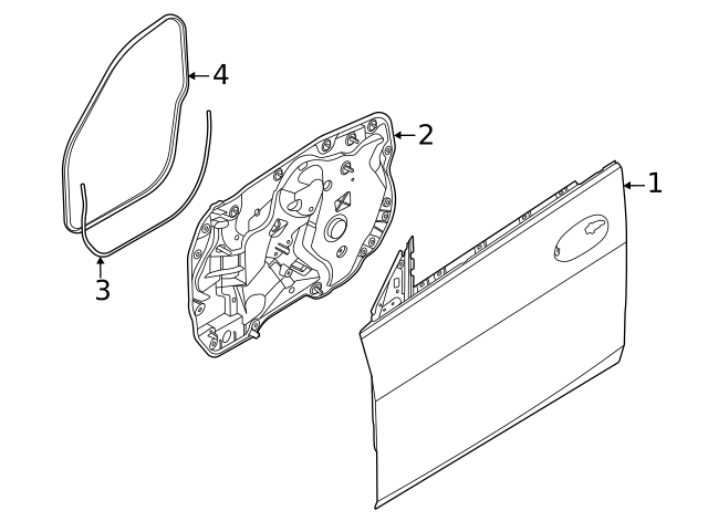 51-72-7-483-097 - Weather-Strip On Body - 2020-2024 BMW | Buy BMW 