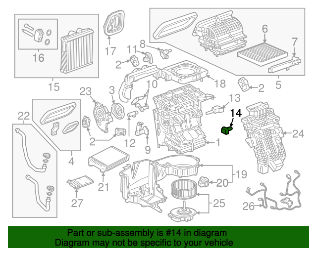 23457451 Ambient Air Temperature Sensor 20162024 GM World Parts Direct