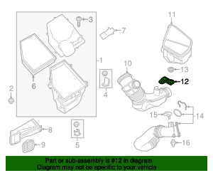 13718620476 - 2017-2019 BMW 740e xDrive Resonator Bracket (13-71-8-620 ...