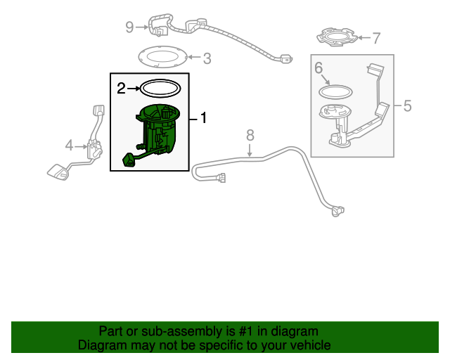 20112017 Chevrolet Camaro ZL1 Fuel Pump Module 19303293 GMPartsNow