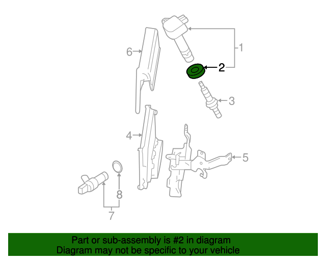 30520-RNA-A01 - Genuine Honda Coil, Plug Hole