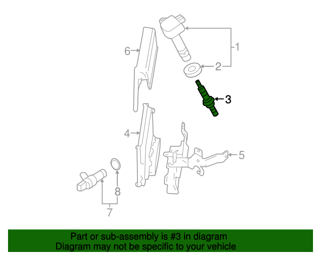 9807B561BW Spark Plug 20062011 Honda Civic Honda Parts Online