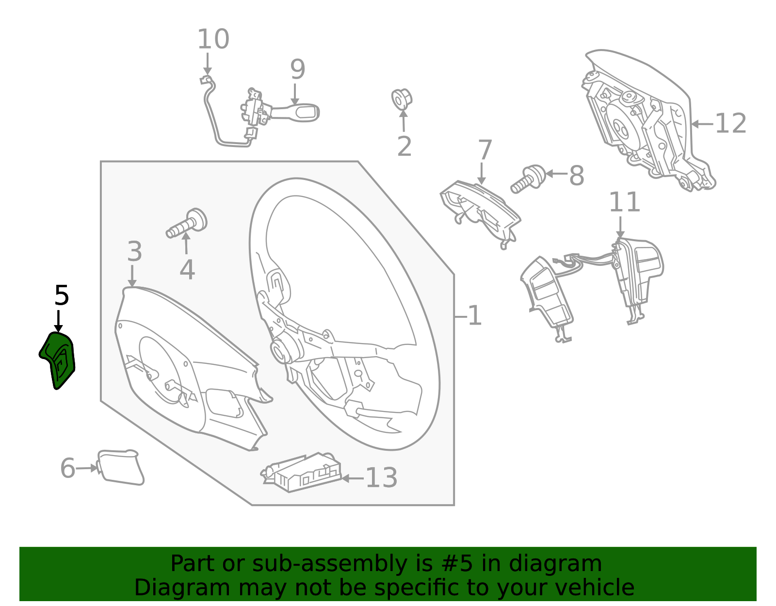 Hole Cover - Toyota (45186-60050-E1)