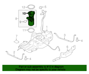 2015-2021 Porsche Macan Fuel Filter 8R0-919-679-E Sunset Porsche Parts