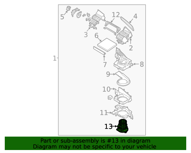 20202023 Hyundai Sonata Blower Motor 97113L0000 OEM Parts Online