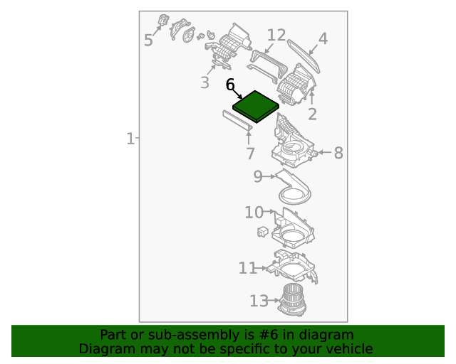 97133L0000 Cabin Air Filter 20202023 Hyundai Sonata World OEM