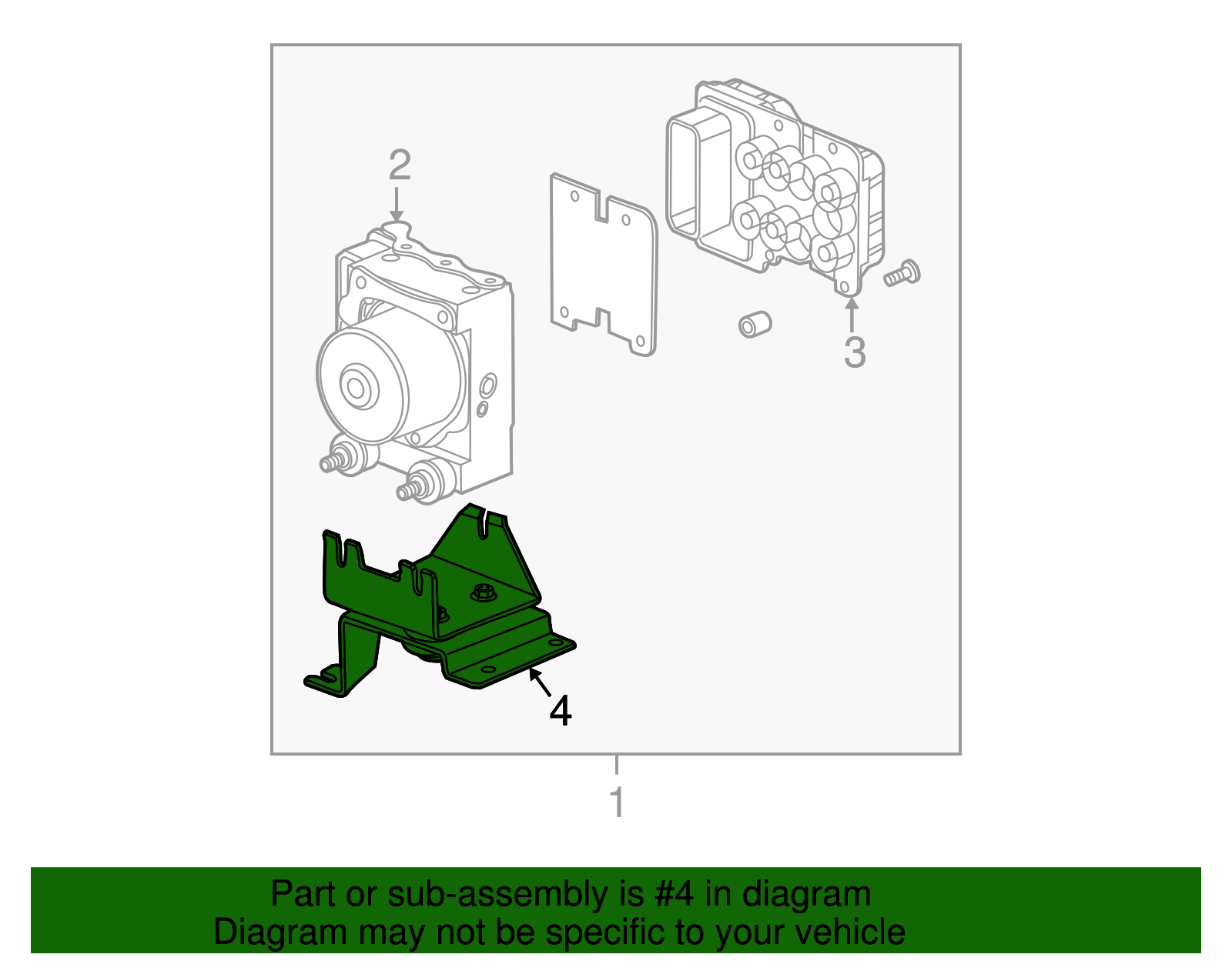 Mount Bracket - GM (89040658)