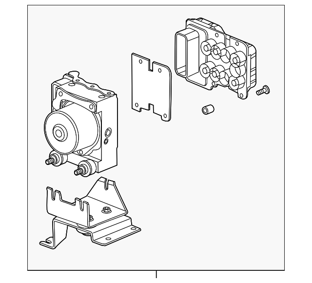 20092012 GM GM 19301499 AntiLock Brake System (ABS) Pressure