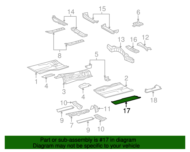 2008-2011 Lexus Outer Cover 58165-30080 | OEM Parts Online