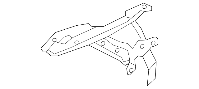 Original Bracket L Front Fender For 15 Honda Fit Oem Part T5r A00zz Checkered Flag Honda