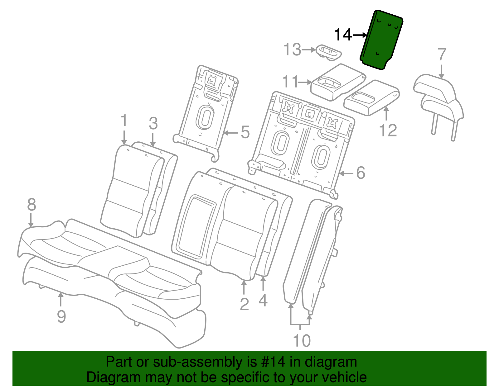 Rear Cover - Ford (XW4Z-5467299-AAC)