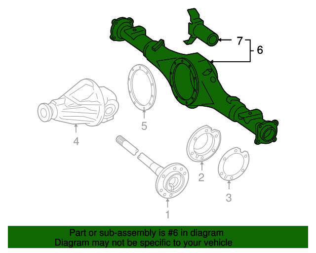 4211004092 Axle Housing 20052015 Toyota Boch Toyota South