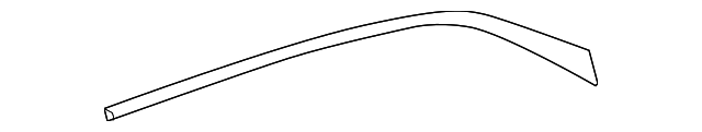 Rear Passenger Side Door Window Upper Reveal Molding - GM (84053915)