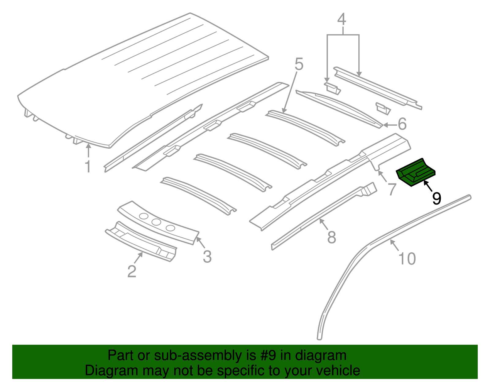 Inner Rail - GM (10237378)