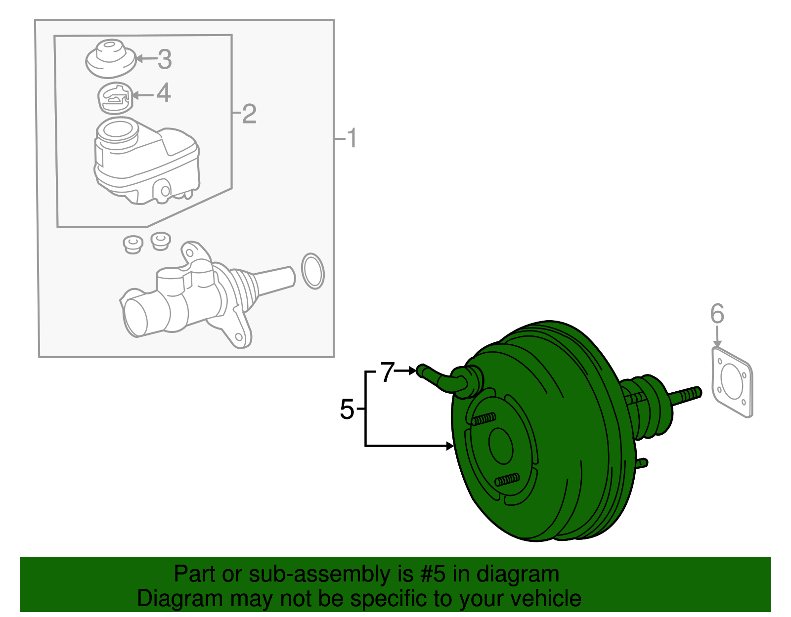 Booster Assembly - Toyota (44610-42321)