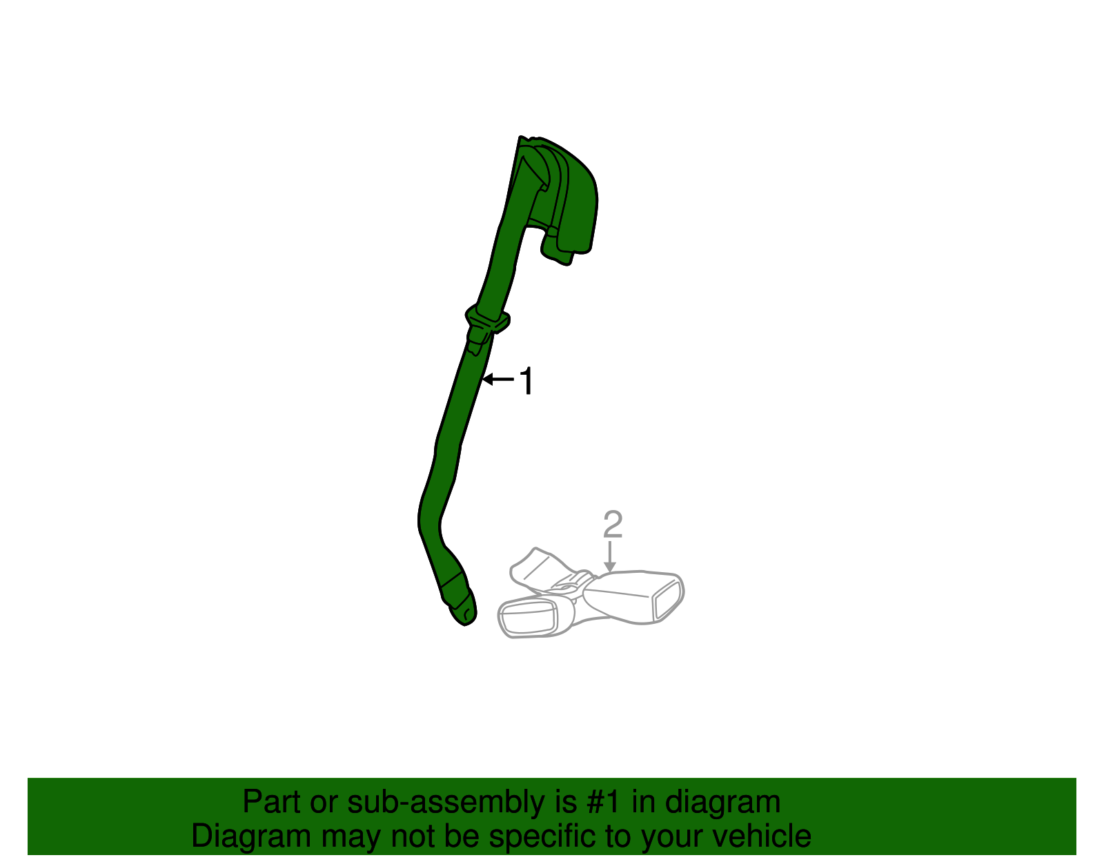 Lap & Shoulder Belt - GM (89022628)