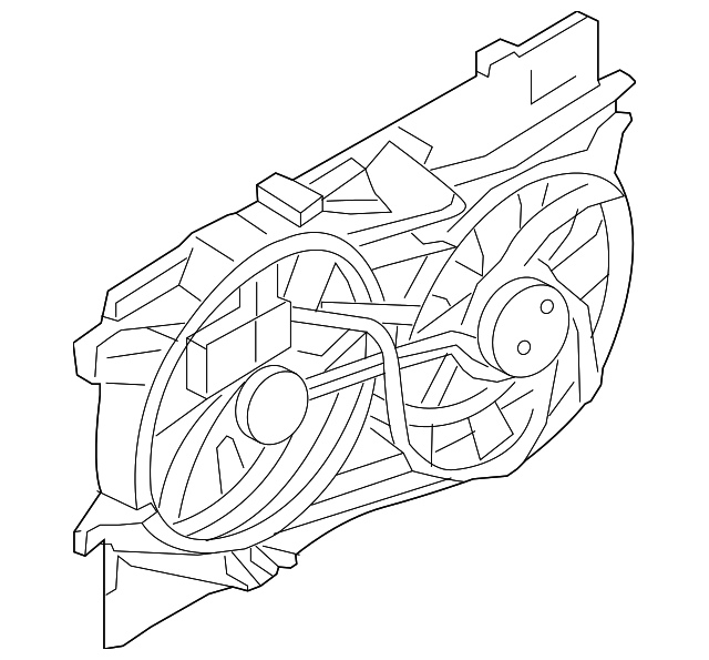 Engine Cooling Ford F2GZ-8C607-B Motor And Fan Assembly Engine Cooling Ford F2GZ-8C607-B Motor And Fan Assembly