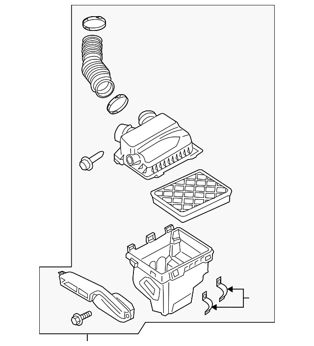 Air Cleaner Assembly - Ford (GD9Z-9600-B)