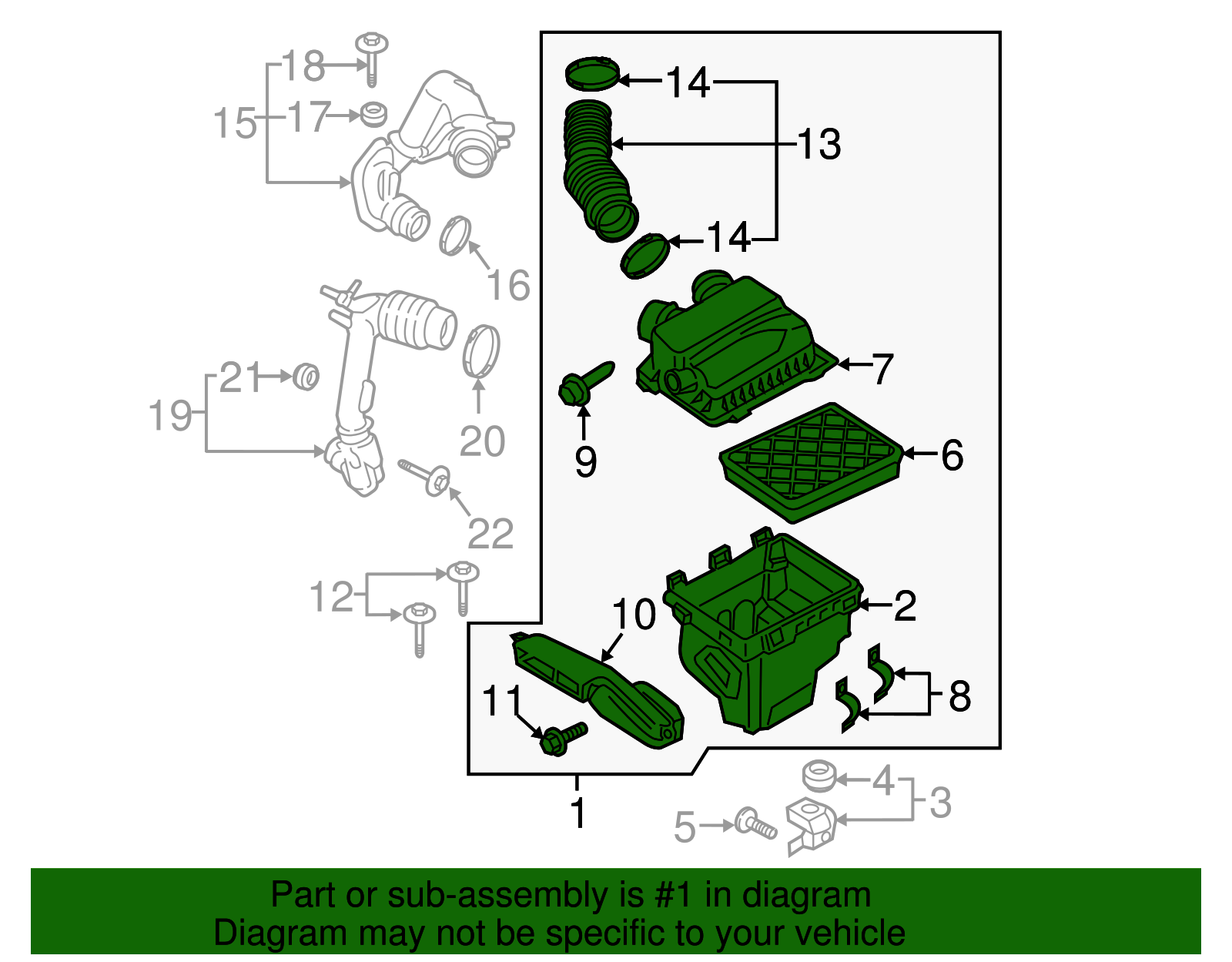 Air Cleaner Assembly - Ford (GD9Z-9600-B)